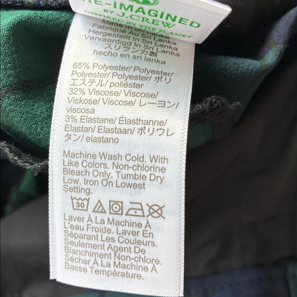 Brand New J Crew Plaid Ruby Pant - Picture 7 of 7